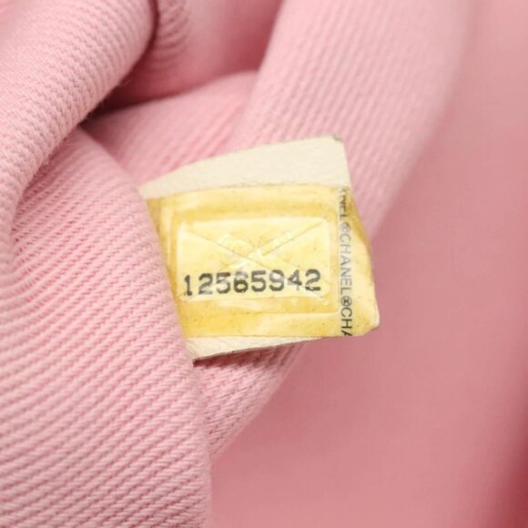 CHANEL COCO Mark Tote Bag Canvas White Silver CC - Picture 13 of 15